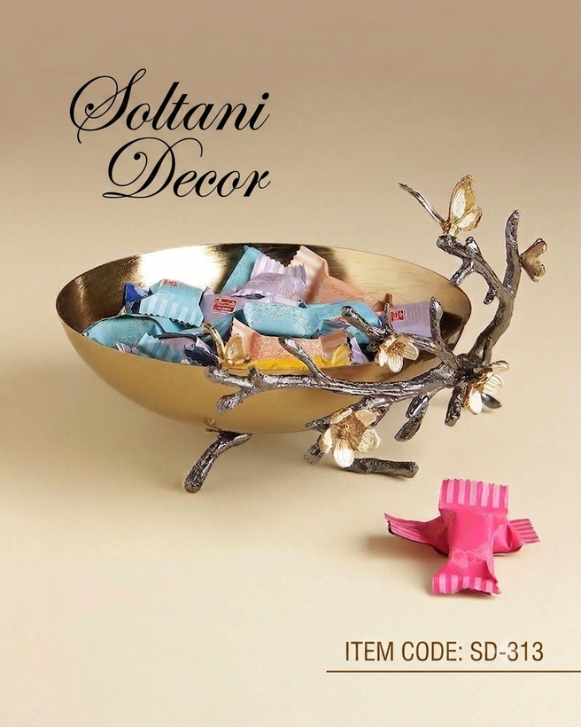مجموعه لوکس پذیرایی Soltani Decor | کالکشن طرح شاخه و شکوفه